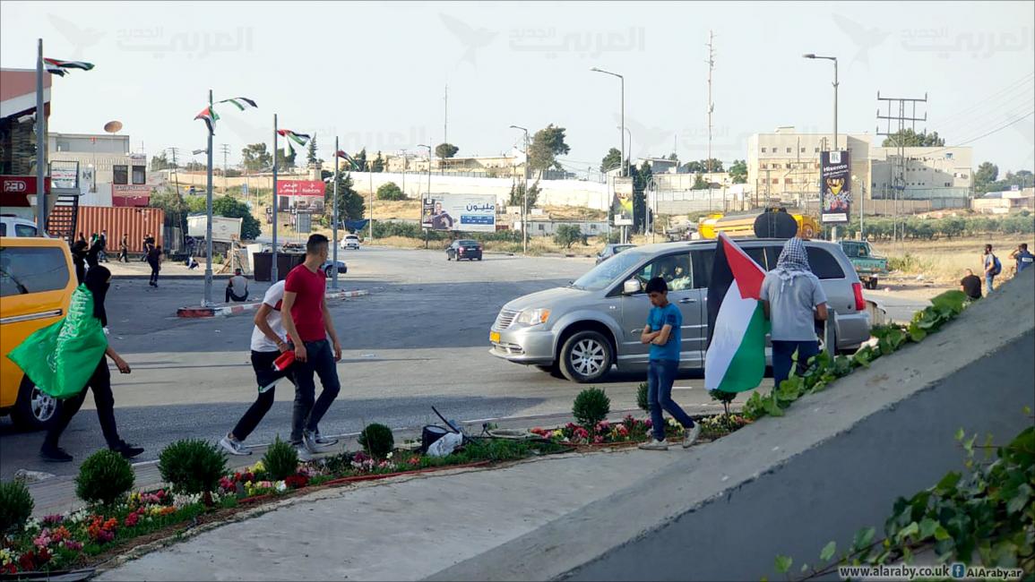 إصابات عقب مسيرة الأعلام الفلسطينية في رام الله