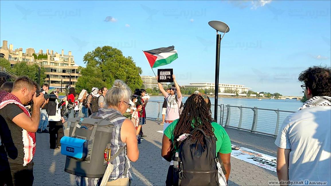 الآلاف يحتشدون في واشنطن احتجاجًا على الهجمات الإسرائيلية في خانيونس