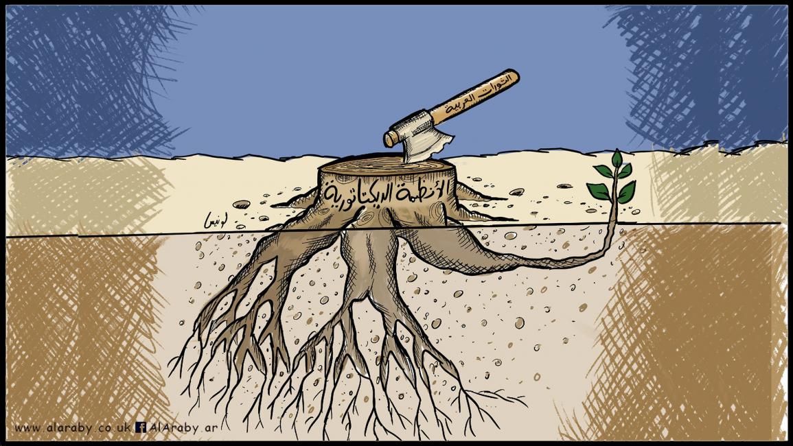 كاريكاتير الانظمة الدكتاتورية / لونيس