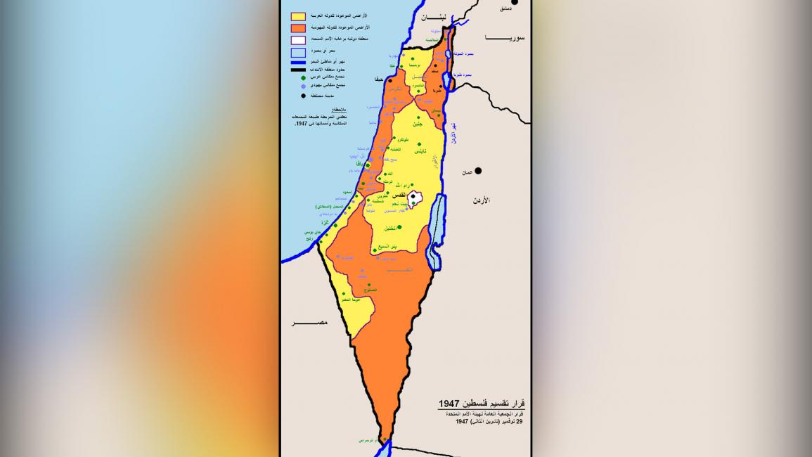 palestine map