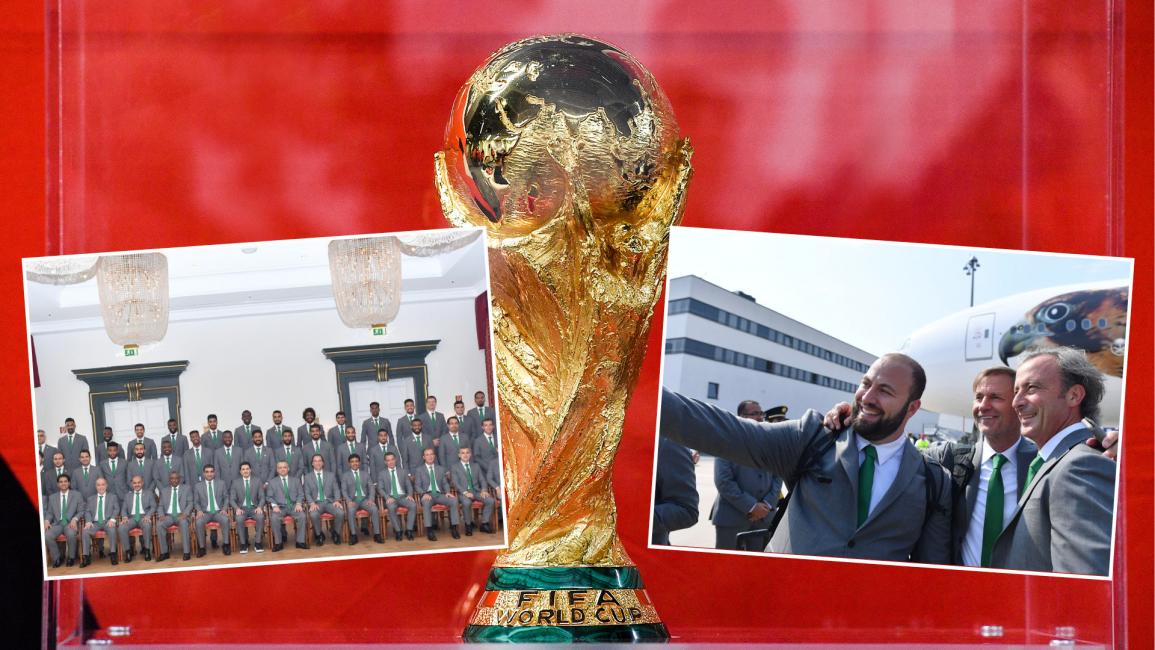 وصول بعثة المنتخب السعودي لكرة القدم إلى روسيا