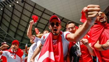 Tunisia fans