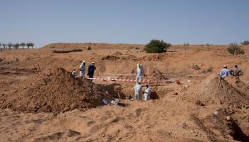 المستجدات القضائية لتحقيقات ترهونة تبعث على التفاؤل (ندى حارب/ Getty)