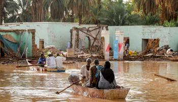 سيول مدمرة تتكرر في السودان (فرانس برس)