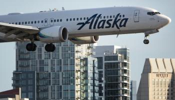 Getty-Alaska Airlines Arrives at San Diego